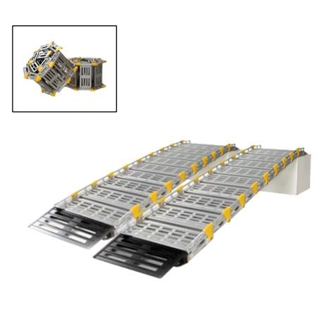 Roll-A-Ramp 12-Inch Wide Twin Track Portable Ramp