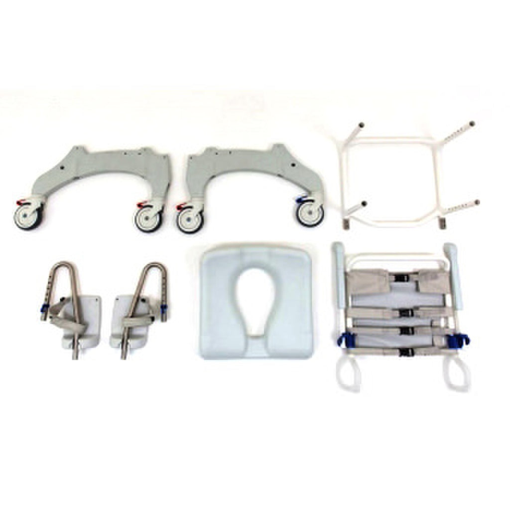 Aquatec Ergo Self Propel XL shower commode chair
