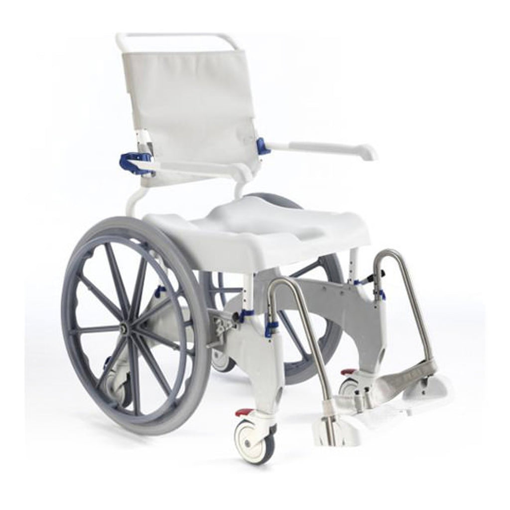 Aquatec Ergo Self Propel XL shower commode chair