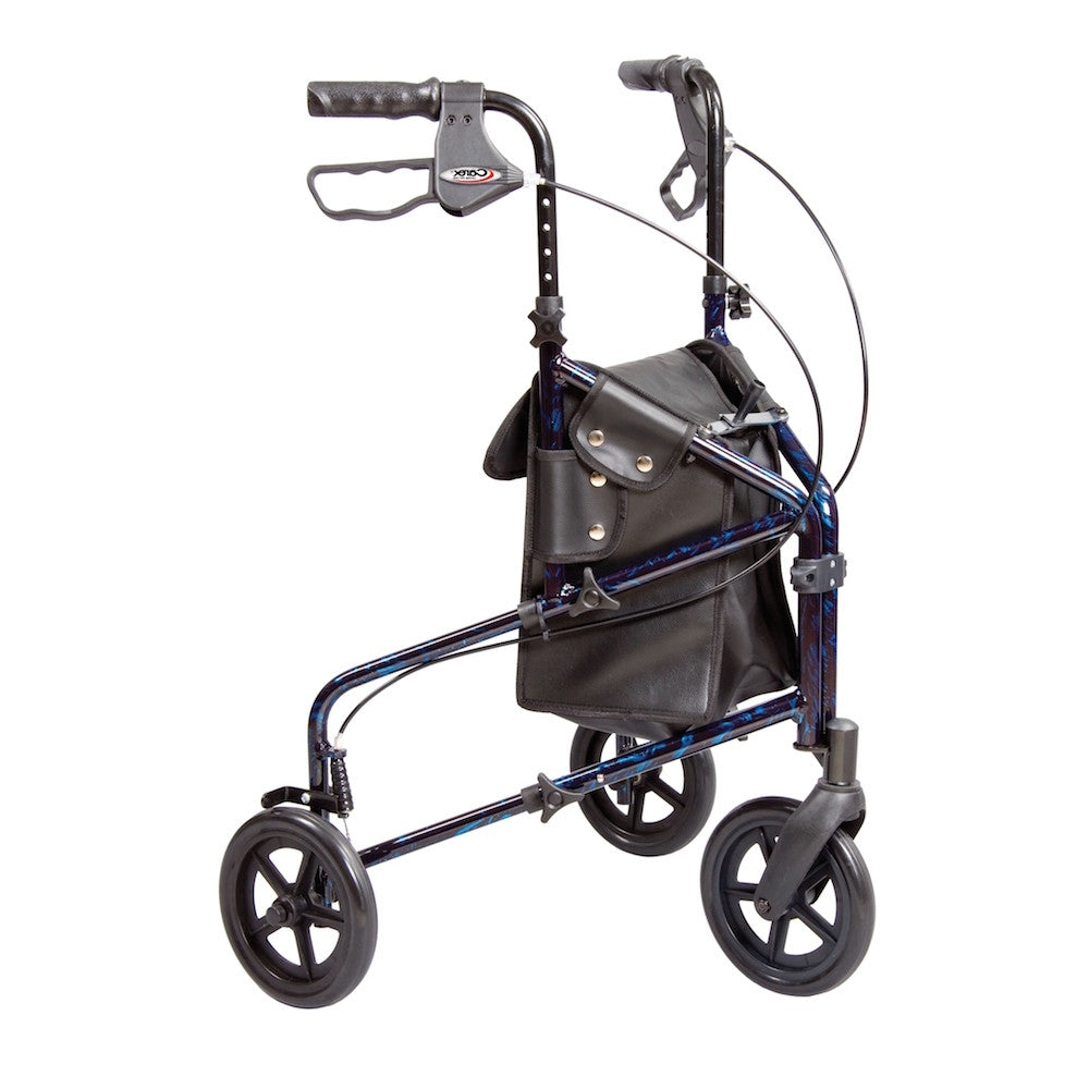 Carex Folding Trio Rolling Walker 3-Wheeled Rollator
