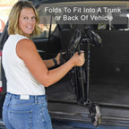 Carex Folding Trio Rolling Walker 3-Wheeled Rollator