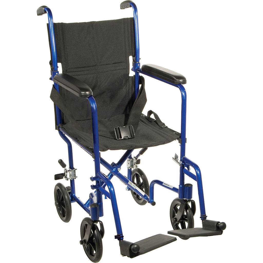 Drive Aluminum Transport Chair With Swing-Away Footrests