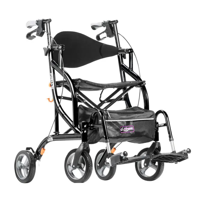 Airgo Fusion F23 Side-Folding Rollator and Transport Chair