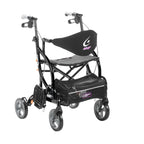 Airgo Fusion F23 Side-Folding Rollator and Transport Chair