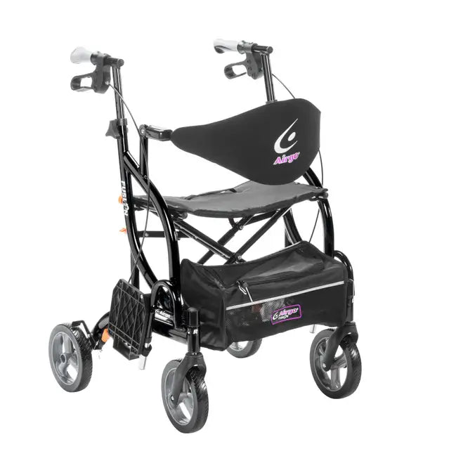 Airgo Fusion F23 Side-Folding Rollator and Transport Chair