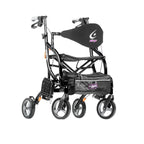 Airgo Fusion F23 Side-Folding Rollator and Transport Chair