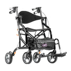 Airgo Fusion F23 Side-Folding Rollator and Transport Chair