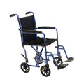 Astra Transport Chair 19" Aluminum 250lb Wt-Cap. w/ Nylon Seat