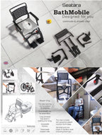 BathMobile Folding Commode & Shower Chair
