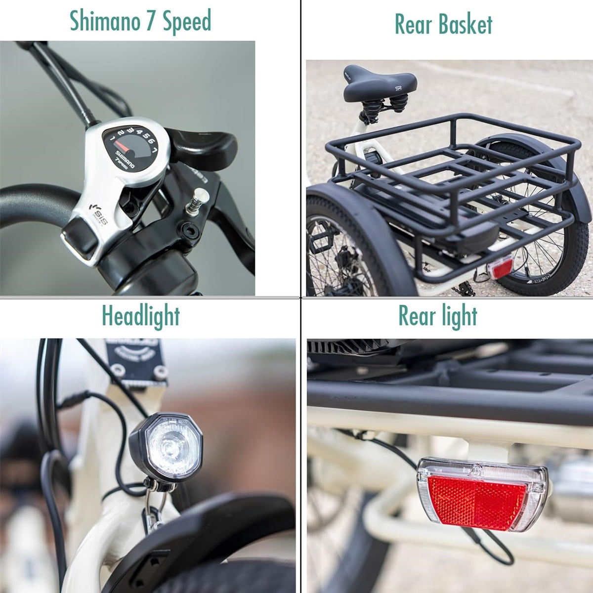 EMOJO Bull 8.5" Low Step Through Electric Tricycle