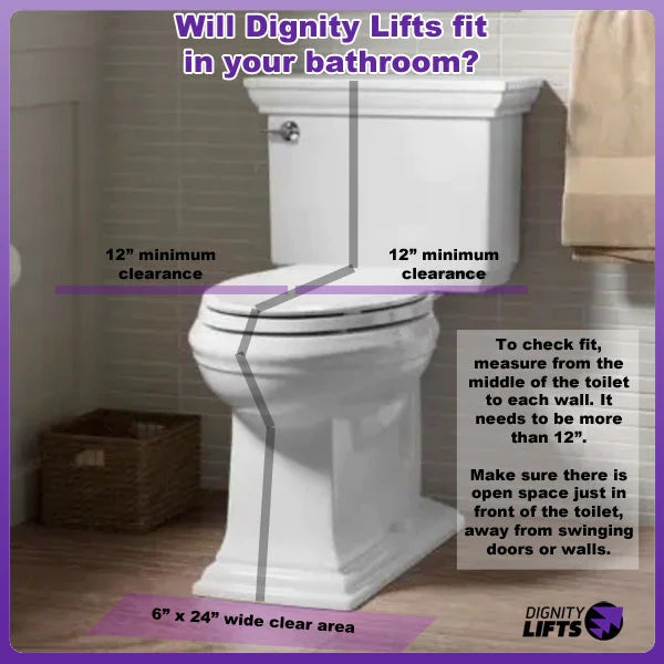 Dignity Lifts - Commercial Toilet Lift - CL1