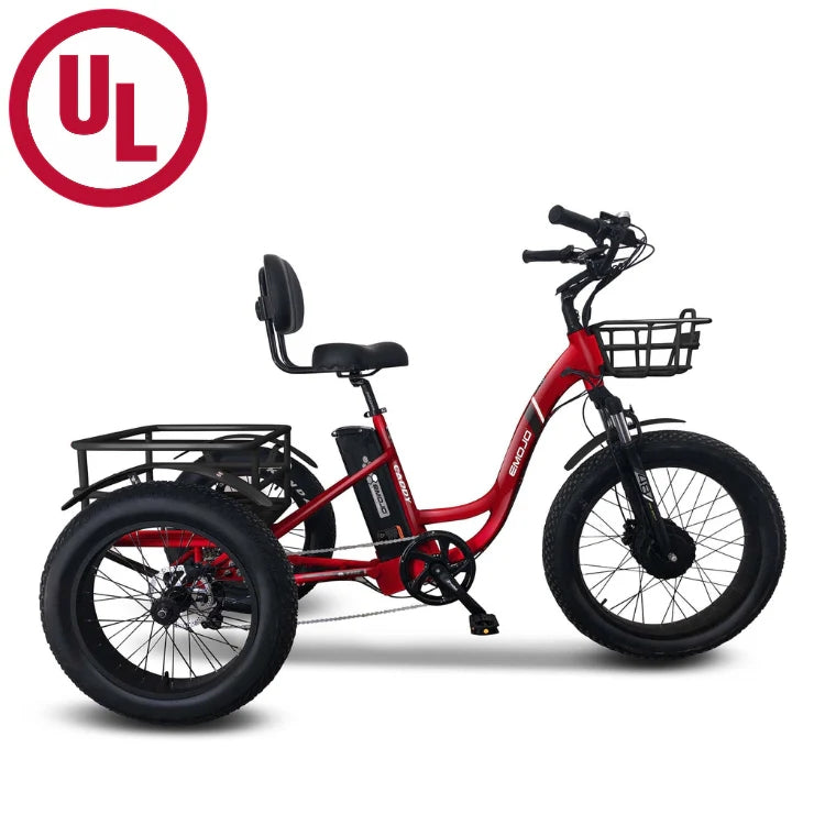 Emojo Caddy Pro Seven Speed Electric Adult Tricycle