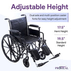 Protekt Chariot II K2 Wheelchair w/Choice Foot Rests