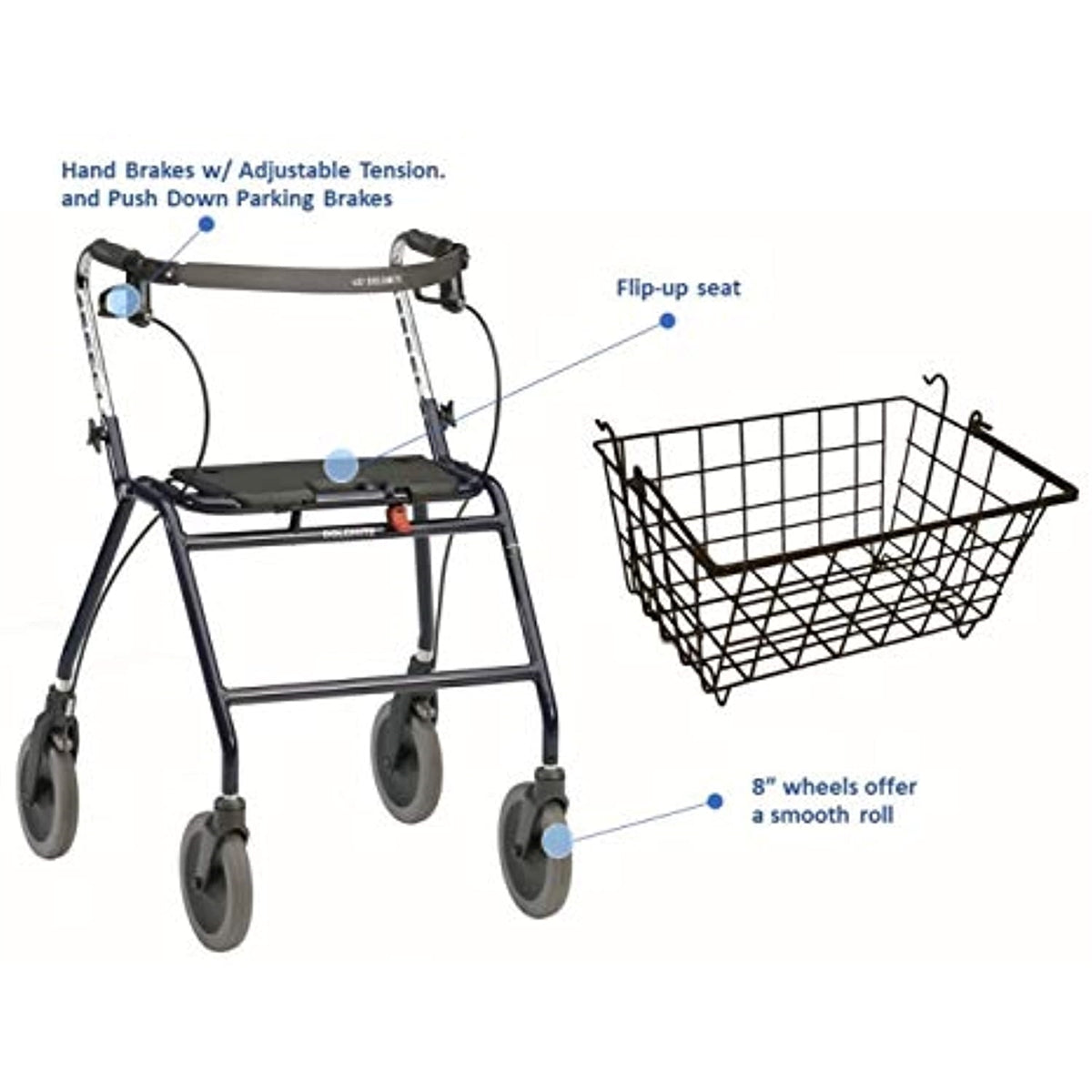 Dolomite Maxi Plus Heavy Duty Rollator