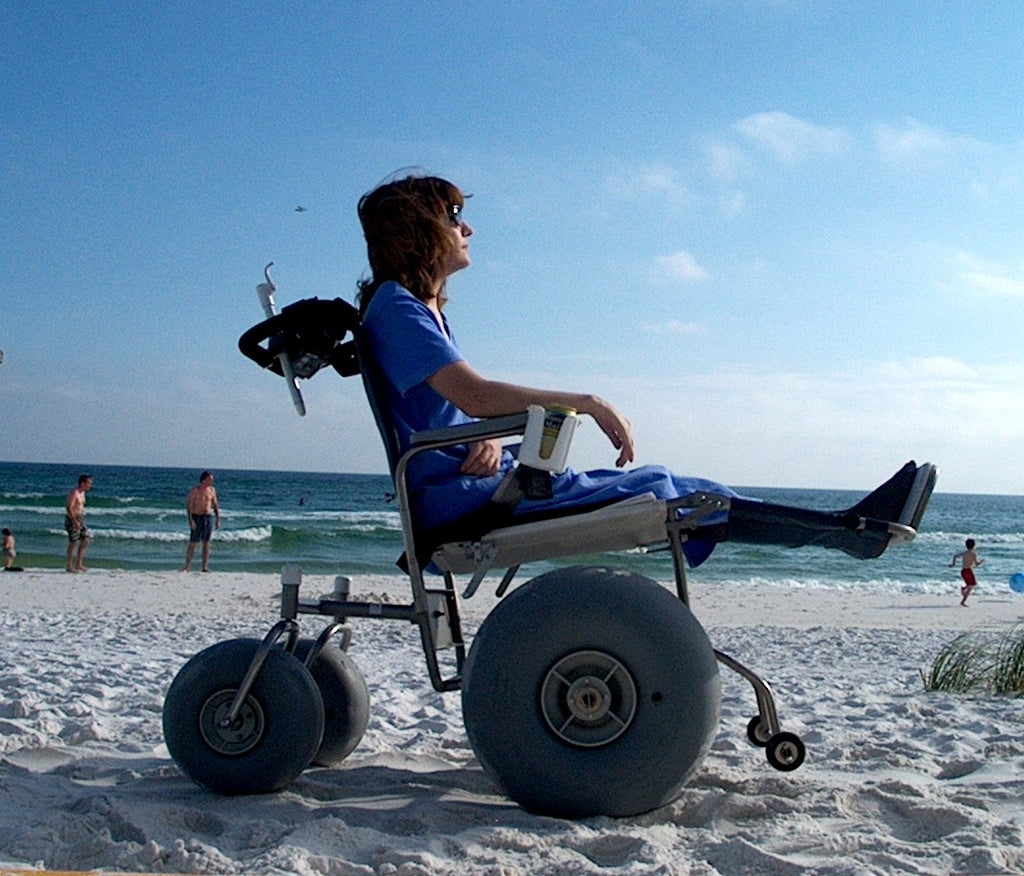 De-Bug Beach Wheelchair - Stainless Steel All Terrain Wheelchair