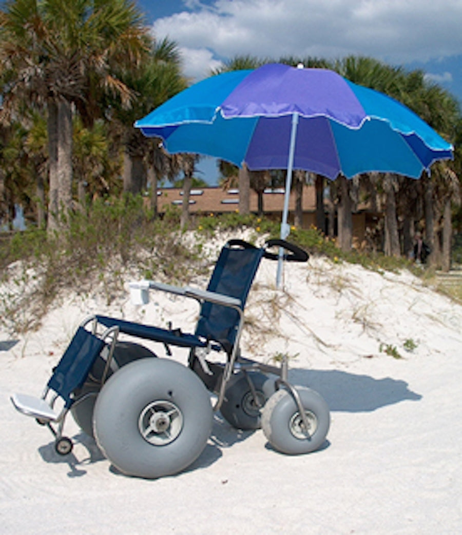 De-Bug Beach Wheelchair - Stainless Steel All Terrain Wheelchair