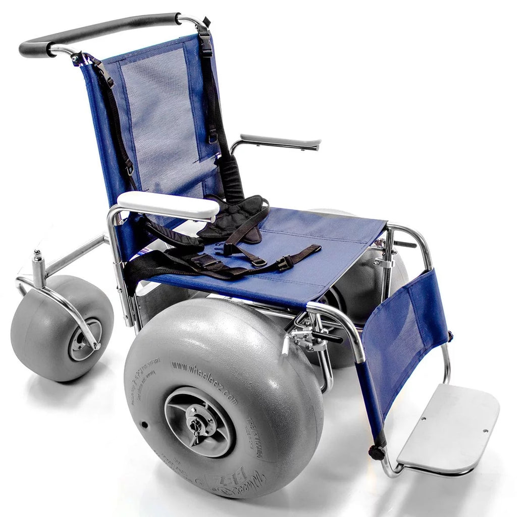 De-Bug Beach Wheelchair - Stainless Steel All Terrain Wheelchair