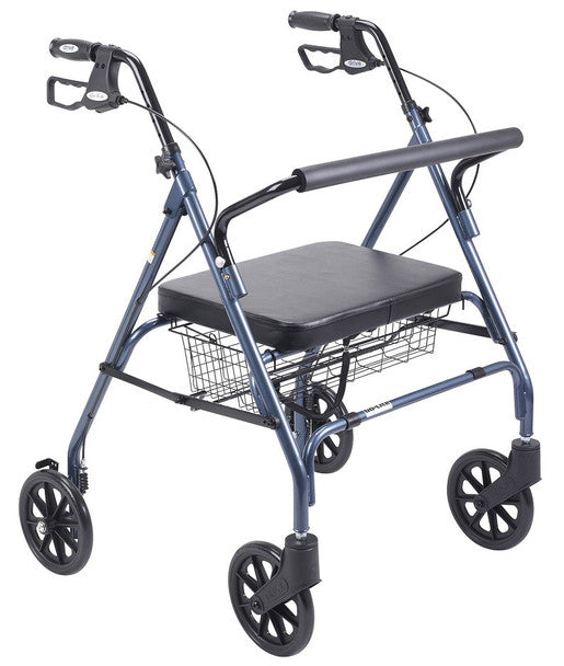 Drive Medical Go-Lite Bariatric Steel Rollator, 500lb Cap.