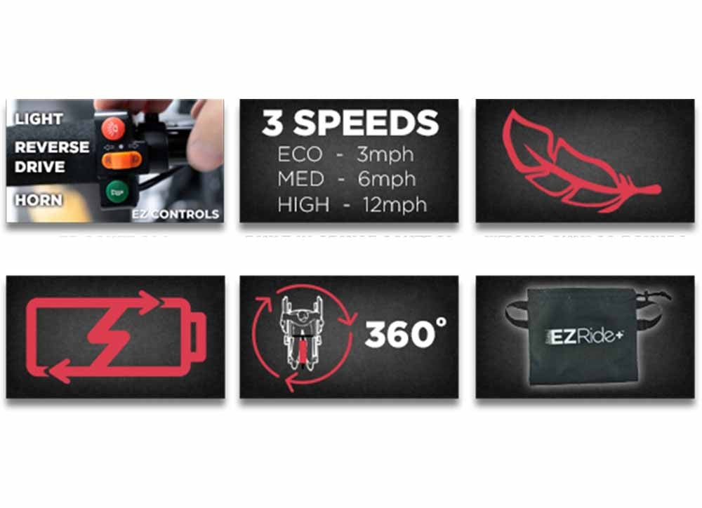 EZRide+ Lightweight Electric Mobility Device