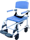 EZee Life Heavy Duty Rehab Shower Commode Chair 185 186 by Healthline