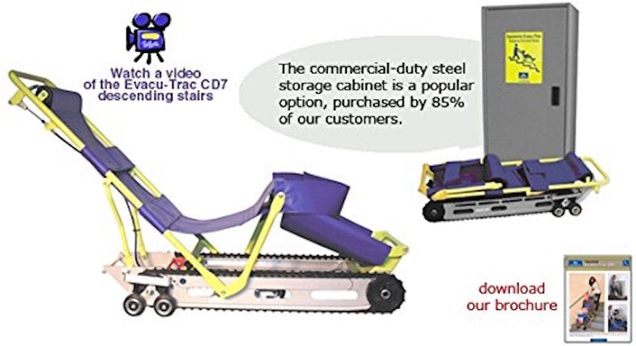 Evacu-Trac Evacuation Chairs, The Evacu-Trac CD-7