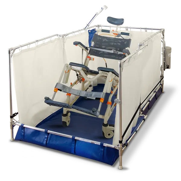 FAWSsit Portable Wheelchair Shower