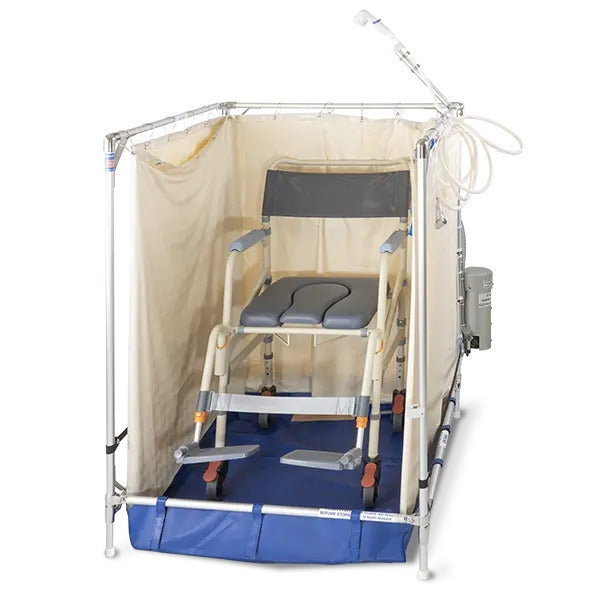 FAWSsit Portable Wheelchair Shower