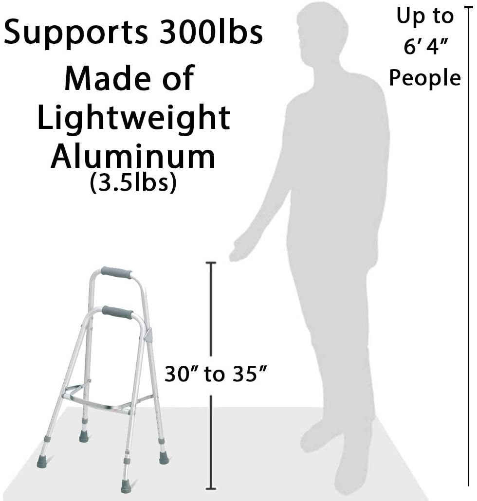 Carex Folding Hemi Walker