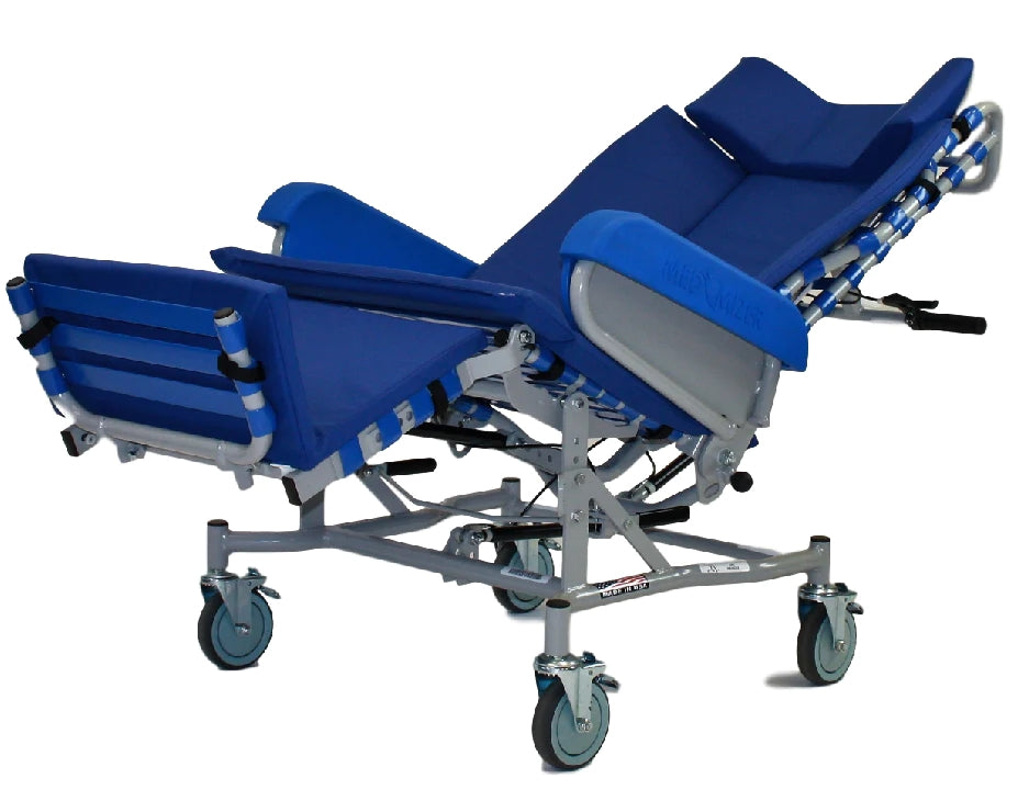 Med-Mizer FlexTilt Tilt-In-Space Transport Chair For Safe Patient Transferring