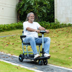 SCOOTNGO FLEXI 3-Wheel Smart Folding Travel Scooter — 42 lb