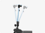 SCOOTNGO FLEXI 3-Wheel Smart Folding Travel Scooter — 42 lb