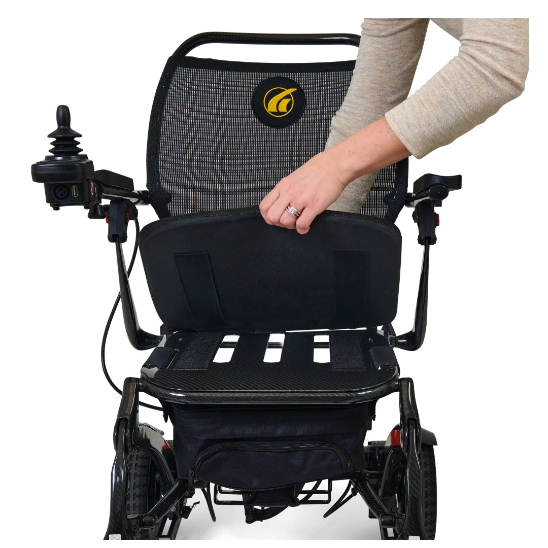 Golden Tech Cricket Carbon Fiber Foldable Travel Power Wheelchair