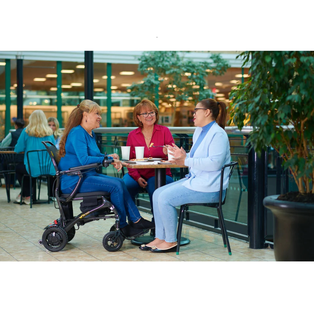 Golden Tech Cricket Carbon Fiber Foldable Travel Power Wheelchair