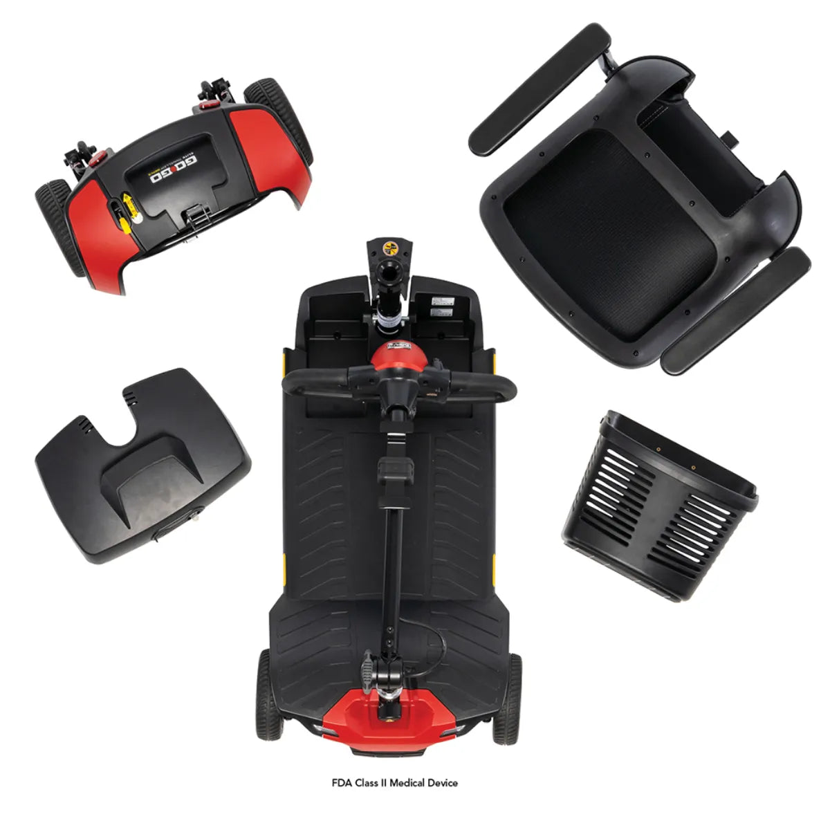 Pride Go Go Elite Traveller Gen 3 4-Wheel Scooter SC443E