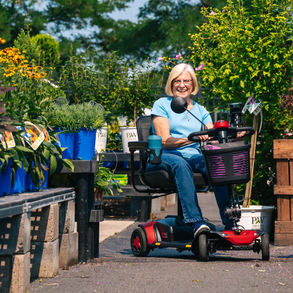 Pride Go Go Elite Traveller Gen 3 Platinum 4-Wheel Travel Scooter — SC443EMS