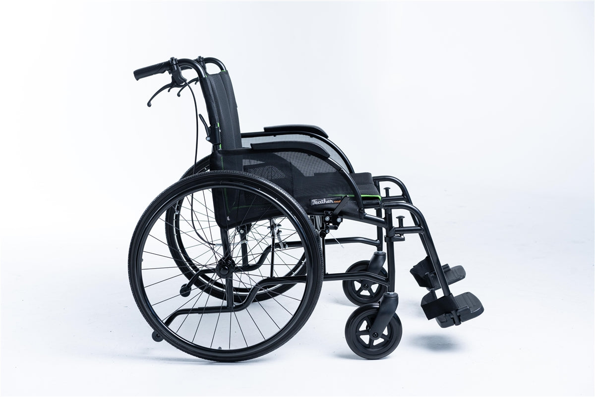 Feather Heavy Duty 22in. Extra Wide Featherweight Wheelchair