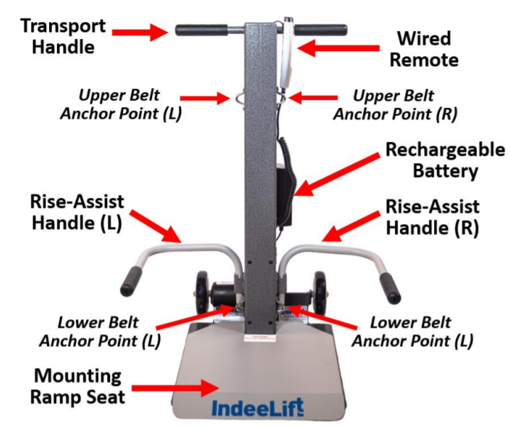 Indeelift HFL-300 Human Floor Lift For Home Use