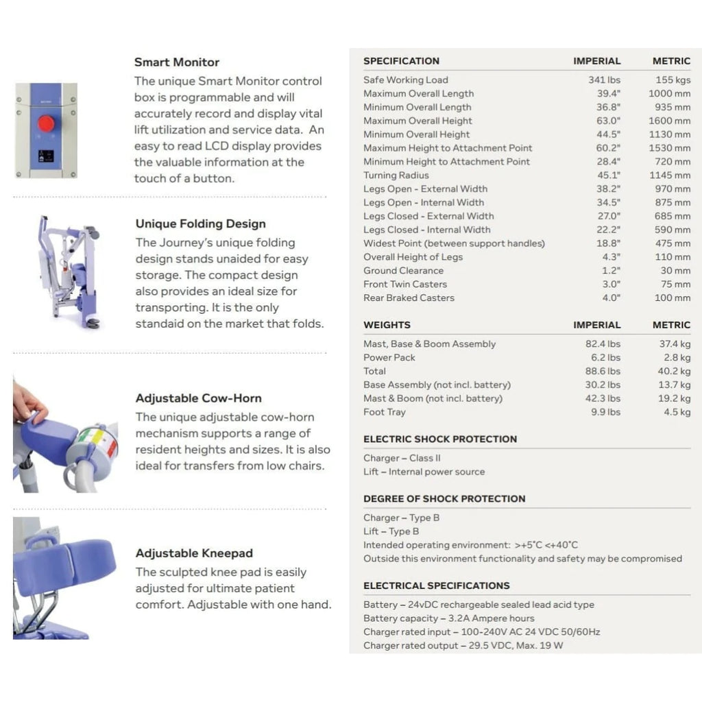 Hoyer® Journey 340 Sit-to-Stand Lift