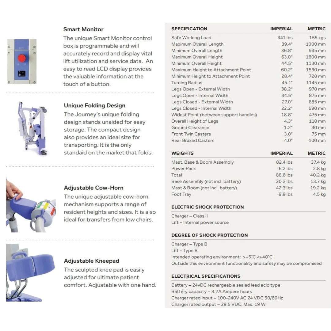 Hoyer® Journey 340 Sit-to-Stand Lift