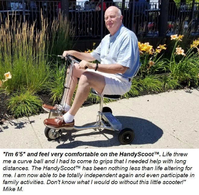 HandyScoot Lightweight Foldable Travel Scooter