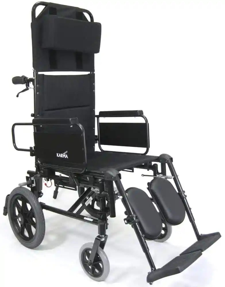 Karman Healthcare KM-5000-TP Ultralight Transport Reclining Wheelchair