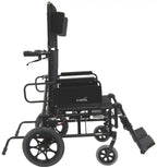 Karman Healthcare KM-5000-TP Ultralight Transport Reclining Wheelchair