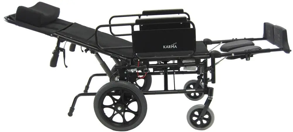 Karman Healthcare KM-5000-TP Ultralight Transport Reclining Wheelchair