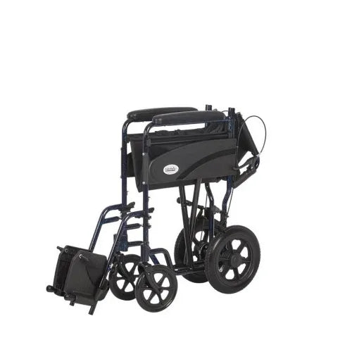 Companion Transport Chair with Fold Down Backrest by Rhythm Healthcare