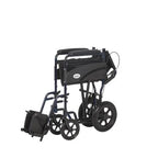 Companion Transport Chair with Fold Down Backrest by Rhythm Healthcare