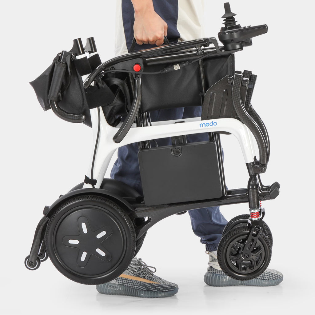 WHILL Modo Breeze Carbon Fiber Lightweight Folding Power Wheelchair
