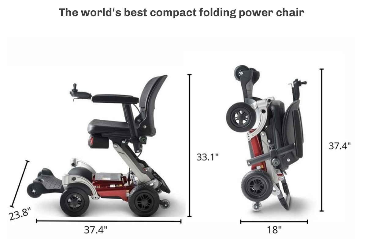 FreeRider Luggie Chair Foldable Power Chair