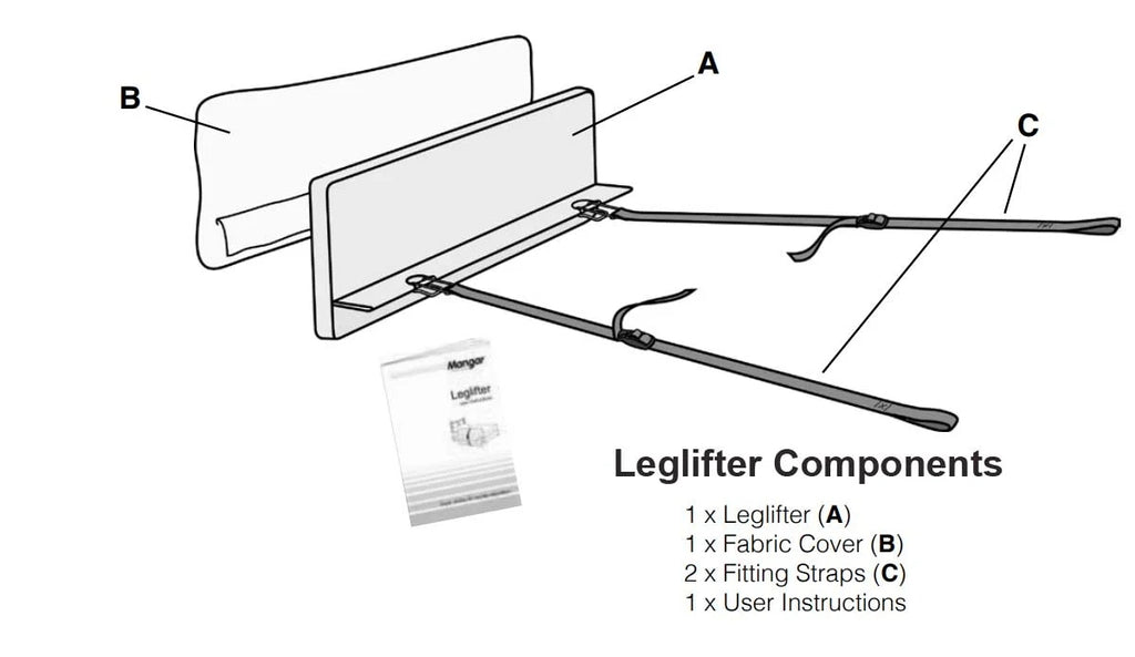 Mangar Leg Lifter Cushion : Powered Leg Lifting Aid
