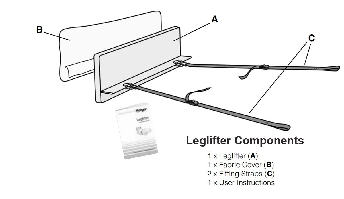 Mangar Leg Lifter Cushion : Powered Leg Lifting Aid