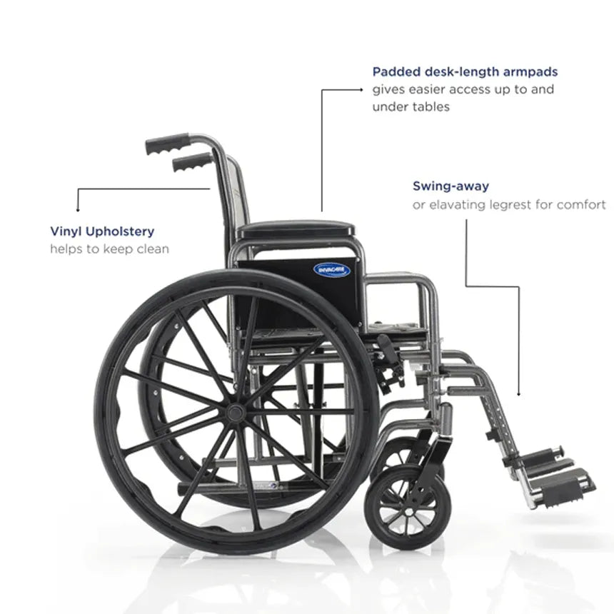 Invacare Essentials EX1 Manual Wheelchair